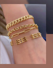 Load image into Gallery viewer, LUOWEND 18K Yellow Gold Necklace for Women