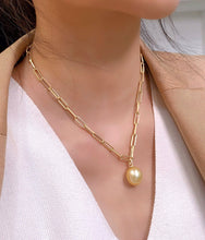 Load image into Gallery viewer, LUOWEND 18K Yellow Gold Necklace for Women