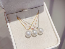 Load image into Gallery viewer, LUOWEND 18K White/Yellow/Rose Gold Real Natural Pearl Necklace for Women