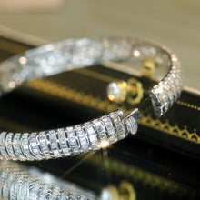 Load image into Gallery viewer, LUOWEND 18K White Gold Real Natural Bracelet for Women