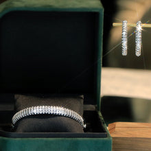 Load image into Gallery viewer, LUOWEND 18K White Gold Real Natural Bracelet for Women