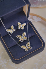 Load image into Gallery viewer, LUOWEND 18K White Gold Natural Diamond Earrings for Women