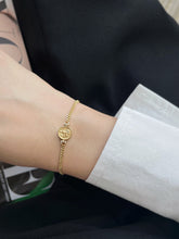 Load image into Gallery viewer, LUOWEND 18K Yellow Gold Natural Opal Bracelet for Women