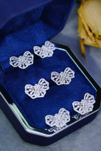 Load image into Gallery viewer, LUNWEND 18K White Gold Real Natural Diamond Stud Earrings for Women