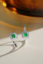 Load image into Gallery viewer, LUOWEND 18K White Gold Real Natural Green Diamond Ring for Women