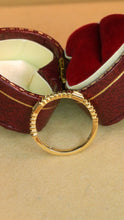 Load image into Gallery viewer, LUOWEND 18K Yellow Gold Real Natural Diamond Ring for Women