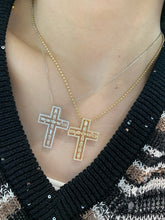 Load image into Gallery viewer, LUOWEND 18K White/Yellow Gold Real Natural Diamond Pendant for Women
