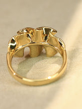 Load image into Gallery viewer, LUOWEND 18K Yellow Gold Fine Jewelry Real Natural Diamond Ring for Women
