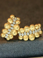 Load image into Gallery viewer, LUOWEND 18K Yellow Gold Fine Jewelry Real Natural Diamond Ring for Women
