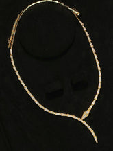 Load image into Gallery viewer, LUOWEND 18K Yellow Gold Fine Jewelry Real Natural Diamond Necklace for Women