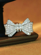 Load image into Gallery viewer, LUOWEND 18K White Gold Fine Jewelry Real Natural Diamond Ring for Women