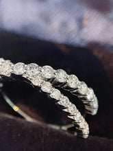 Load image into Gallery viewer, LUOWEND Platinum Natural Diamond Ring for Women