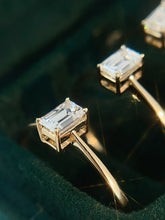 Load image into Gallery viewer, LUOWEND 18K Yellow Gold Natural Diamond Ring for Women