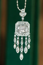 Load image into Gallery viewer, LUOWEND 18K White/Yellow Gold Fine Jewelry Real Natural Diamond Pendant for Women