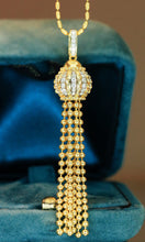 Load image into Gallery viewer, LUOWEND 18K Yellow Gold Fine Jewelry Real Natural Diamond Pendant for Women