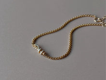 Load image into Gallery viewer, LUOWEND 18K Yellow Gold Natural Diamond Bracelet for Women