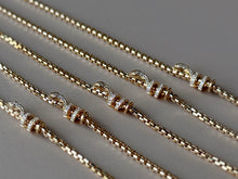 Load image into Gallery viewer, LUOWEND 18K Yellow Gold Natural Diamond Bracelet for Women