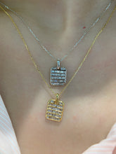 Load image into Gallery viewer, LUOWEND 18K White/Yellow Gold Fine Jewelry Real Natural Diamond Pendant for Women