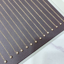 Load image into Gallery viewer, LUOWEND Yellow Gold Real Natural Diamond Pendant Necklace for Women