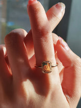Load image into Gallery viewer, LUOWEND 18K Yellow Gold Ring for Women