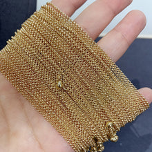 Load image into Gallery viewer, LUOWEND 18K Yellow Gold Necklace for Women