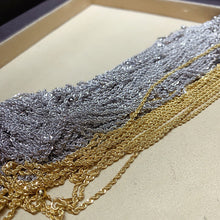 Load image into Gallery viewer, LUOWEND 18K White or Yellow Gold Necklace for Women