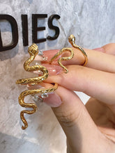 Load image into Gallery viewer, LUOWEND 18K Yellow Gold Ring for Women