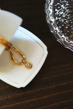 Load image into Gallery viewer, LUOWEND 18K Yellow Gold Real Natural Diamond Pendant Necklace for Women