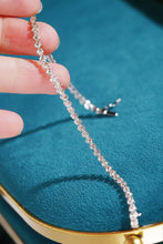 Load image into Gallery viewer, LUOWEND 18K White Gold Natural Diamond Bracelet for Women