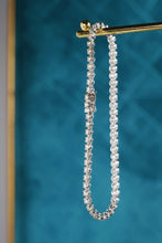 Load image into Gallery viewer, LUOWEND 18K White Gold Natural Diamond Bracelet for Women