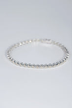 Load image into Gallery viewer, LUOWEND 18K White Gold Natural Diamond Bracelet for Women