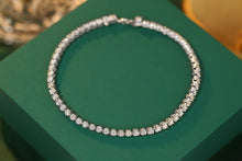Load image into Gallery viewer, LUOWEND 18K White Gold Real Natural Diamond Bracelet for Women
