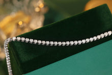 Load image into Gallery viewer, LUOWEND 18K White Gold Real Natural Diamond Bracelet for Women