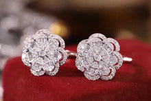 Load image into Gallery viewer, LUOWEND 18K White Gold Real Natural Diamond Ring for Women