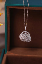 Load image into Gallery viewer, LUOWEND 18K White Gold Real Natural Diamond Earrings&Necklace for Women