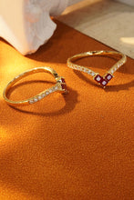 Load image into Gallery viewer, LUOWEND 18K Yellow Gold Real Natural Ruby Ring for Women