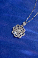 Load image into Gallery viewer, LUOWEND 18K White Gold Real Natural Diamond Necklace for Women