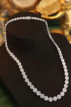 Load image into Gallery viewer, LUOWEND 18K White Gold Real Natural Diamond Necklace for Women