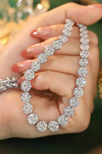 Load image into Gallery viewer, LUOWEND 18K White Gold Real Natural Diamond Necklace for Women