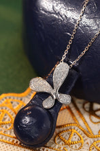 Load image into Gallery viewer, LUOWEND 18K White Gold Real Natural Diamond Pendant Necklace for Women