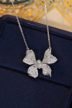 Load image into Gallery viewer, LUOWEND 18K White Gold Real Natural Diamond Pendant Necklace for Women