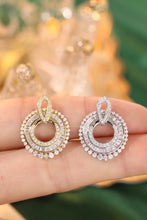 Load image into Gallery viewer, LUOWEND 18K White or Yellow Gold Real Natural Diamond Pendant Necklace for Women