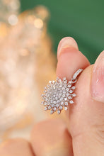 Load image into Gallery viewer, LUOWEND 18K White Gold Real Natural Diamond Pendant Necklace for Women