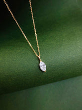 Load image into Gallery viewer, LUOWEND 18K Rose Gold Natural Diamond Necklace for Women