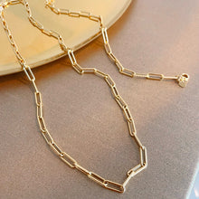 Load image into Gallery viewer, LUOWEND 18K Yellow Gold Necklace for Women