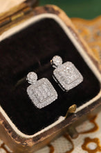 Load image into Gallery viewer, LUOWEND 18K White Gold Real Natural Diamond Stud Earrings for Women