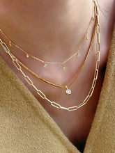 Load image into Gallery viewer, LUOWEND 18K Yellow Gold Necklace for Women