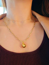 Load image into Gallery viewer, LUOWEND 18K Yellow Gold Necklace for Women