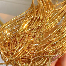 Load image into Gallery viewer, LUOWEND 18K Yellow Gold Necklace for Women