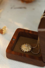 Load image into Gallery viewer, LUOWEND 18K Yellow Gold Real Natural Diamond Necklace for Women